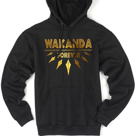 Wakanda Forever Black Panther Unisex Hoodie - Picture 1 of 2